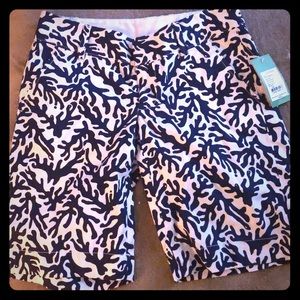 Lily Pulitzer Bright Navy Treasure shorts